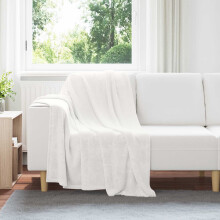 Berkfield Throw Blankets 6 pcs White 130 x 150 cm Fleece