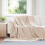 Berkfield Throw Blankets 6 pcs Beige 240 x 270 cm Fleece 1