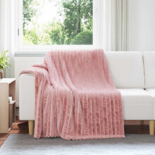Berkfield Throw Blankets 6 pcs Pink 200 x 150 cm Fleece