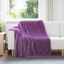 Berkfield Throw Blankets 6 pcs Purple 200 x 150 cm Fleece