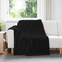 Berkfield Throw Blankets 6 pcs Black 200 x 150 cm Fleece