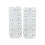 Quick Install Zippered Shoelace Inserts-White 12hole PU 1
