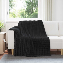 Berkfield Throw Blankets 6 pcs Black 200 x 150 cm Fleece