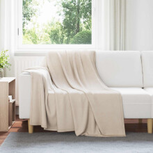 Berkfield Throw Blankets 6 pcs Beige 200 x 150 cm Fleece