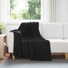 Berkfield Throw Blankets 24 pcs Black 170 x 130 cm Fleece