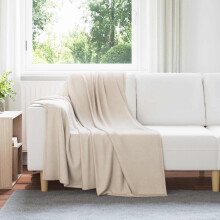 Berkfield Throw Blankets 24 pcs Beige 170 x 130 cm Fleece
