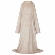 Berkfield Blanket Hoodie Beige F Flannel