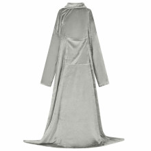 Berkfield Blanket Hoodie Grey F Flannel