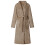 Berkfield Bathrobe without Hood Camel M Flannel 1