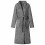 Berkfield Bathrobe without Hood Dark Grey M Flannel 1
