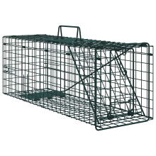 Berkfield Animal Trap Green 61 x 20 x 21.5 cm Steel