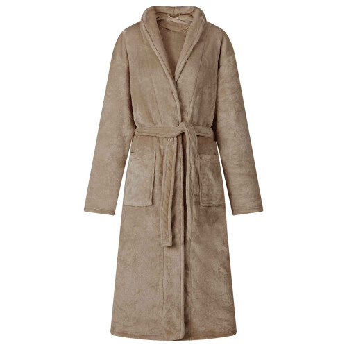 Berkfield Bathrobe without Hood Camel L Flannel