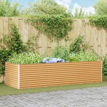 Berkfield Garden Raised Bed 290 x 100 x 68 cm Galvanised Steel