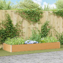 Berkfield Garden Raised Bed 290 x 100 x 36 cm Galvanised Steel