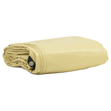 Berkfield Tarpaulin 650g / m Beige 3 x 5 m Canvas with PVC Coating