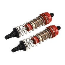 RC Car Shock Absorbers 76mm Aluminum OilFilled Shocks for 1/16 SCY 16101 16102 16201 Red