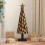 Berkfield Christmas Tree with Stand Brown 90 cm Solid teak wood 1