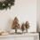 Berkfield Christmas Tree with Stand 3 pcs Brown Solid teak wood 1