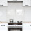 Berkfield Kitchen Backsplash Transparent 80 x 50 cm Tempered Glass 1