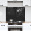Berkfield Kitchen Backsplash Black 80 x 60 cm Tempered Glass 1