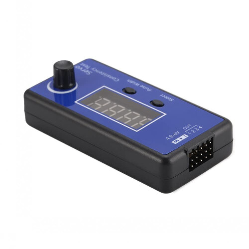 Digital RC Servo Tester with Precise Servo Calibration and Adjustable Pulse Control for Aircraft and Car 2