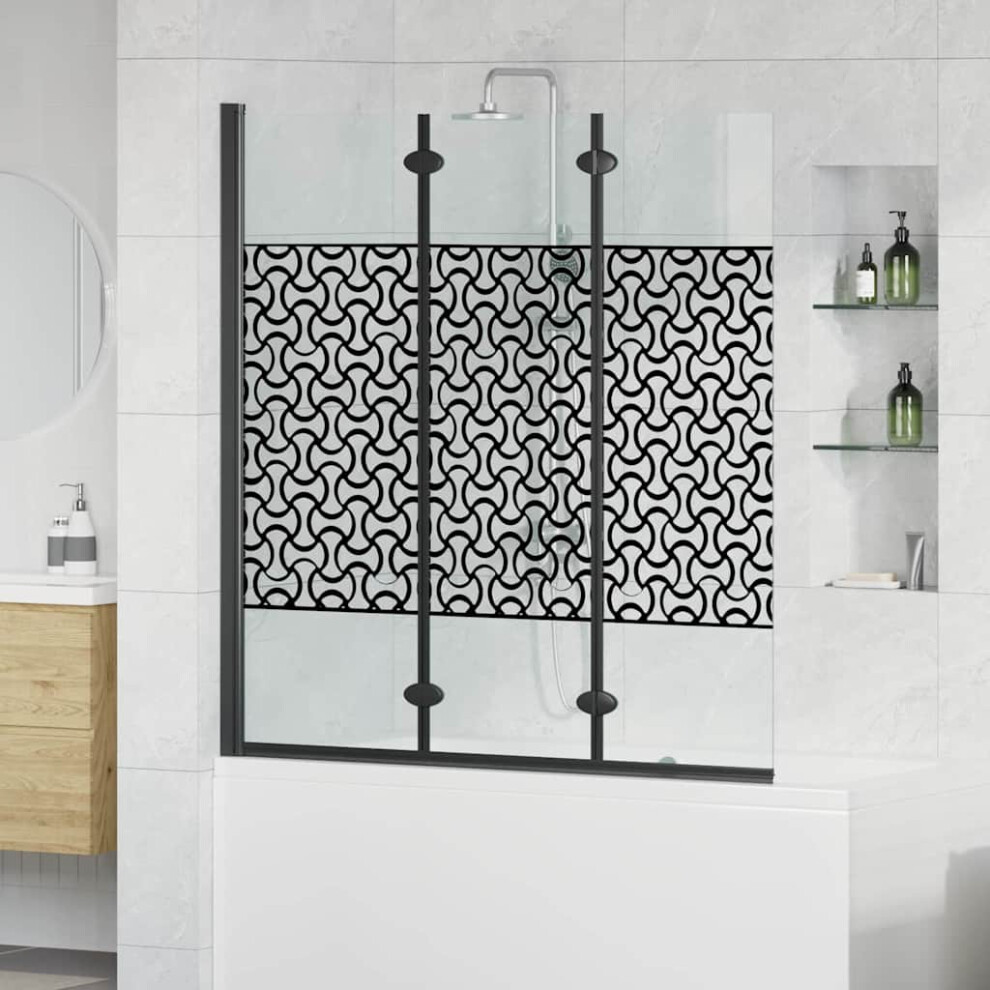 Berkfield Shower Enclosure Manual Black And Transparent 130 X 130 Cm 4971724122452