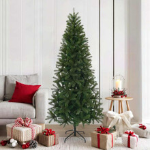 Berkfield Artificial Christmas Tree Green 180 cm PVC, PE and steel