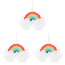 3Pièces Accessoire Bain Compact Arc-En- Confort