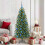 Berkfield Christmas Bauble Set with 150 LEDs 61 pcs Blue Plastic 1