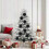 Berkfield Christmas Bauble Set XL 9 pcs Black Plastic 1