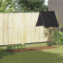 Berkfield Rabbit Cage Silver 300 x 100 x 210 cm Galvanised Steel
