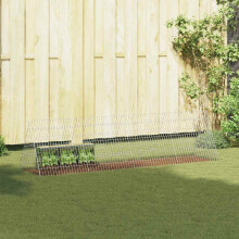Berkfield Rabbit Cage Silver 215 x 55 x 55 cm Galvanised Steel
