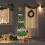Berkfield Lighted Christmas Tree with 3 Gift Boxes 2D Warm White 210 cm 1