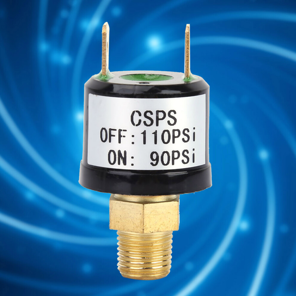 High-Quality 90-110 Psi Air Compressor Pressure Switch Heavy Duty Metal Valve 7641393821082