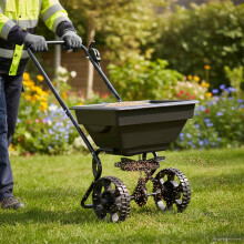 Berkfield Spreader Black 82 x 46 x 75 cm PVC and Steel