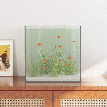 Berkfield Aquarium with Storage Transparent 30 x 30 x 30 cm Glass