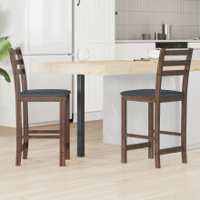 Berkfield Dining Chairs 2 pcs Light Brown 40 x 47.5 x 99.5 cm
