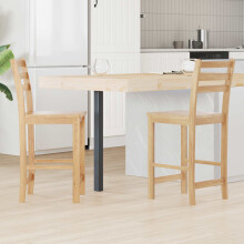 Berkfield Dining Chairs 2 pcs Natural 40 x 47.5 x 99.5 cm