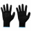 Berkfield Work Gloves 24 pcs Black 9 / L Polyester 1