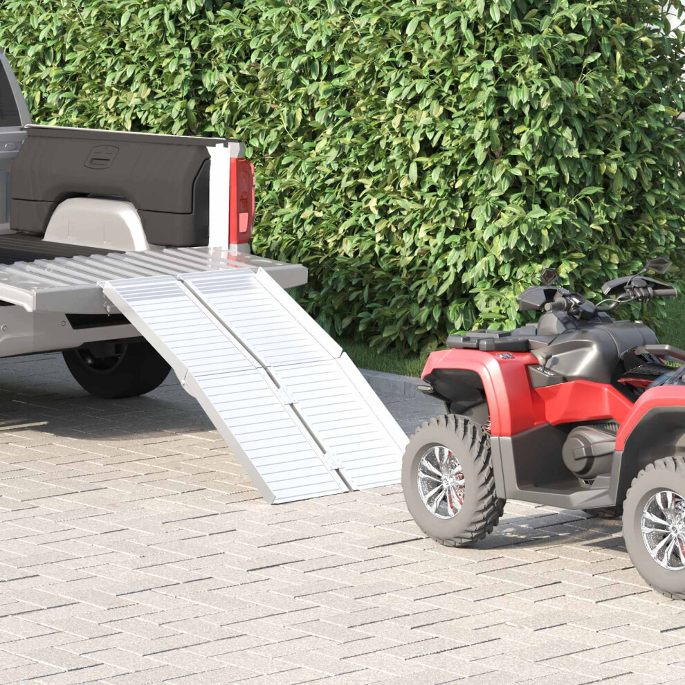 Berkfield Silver Ramp For Wheelchair 270 Kg 270 Kg Aluminium