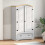 Berkfield Wardrobe Corona White 101 x 52 x 170 cm Solid Pine Wood 1