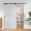 Berkfield Barn Door Corona 100 x 210 cm Solid Pine Wood 1