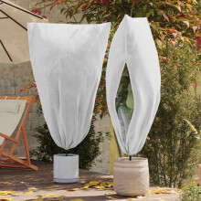 Berkfield Frost Protection Plant Fleece Covers 5 pcs White 1.55 x 1 m