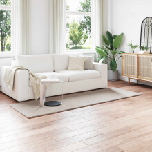 Berkfield Anti-Slip Faux Rabbit Fur Rug OLITE Beige 80 x 250 cm Polyester