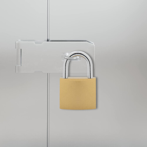 Berkfield U Lock with Keys 2 pcs Brass Iron