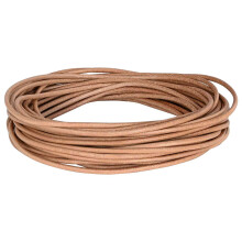 Berkfield Leather Cord Brown ò3 mm x 5 m Leather