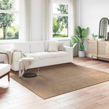 Berkfield Area Rugs Square AGIRA Natural 240 x 240 cm Polyester