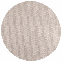 Berkfield Area Rugs Round FARO Cream ò 200 CM Polyester