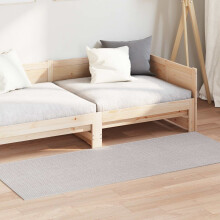 Berkfield Area Rugs Rectangular LUGO Cream 150 x 80 cm Polyester