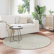 Berkfield Area Rugs Round PALMERAS Green ò 120 CM Polyester